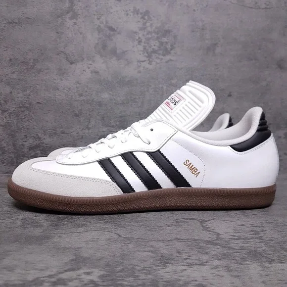 adidas gazelle silver green womens adidas Men's Samba OG 'Black Cream White Magic Beige' Sneakers 7